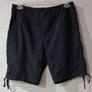 Women's Black Shorts,  Swim Suit Cover Shorts,  Ladies Size Large